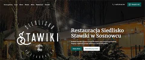strony internetowe dla restauracji